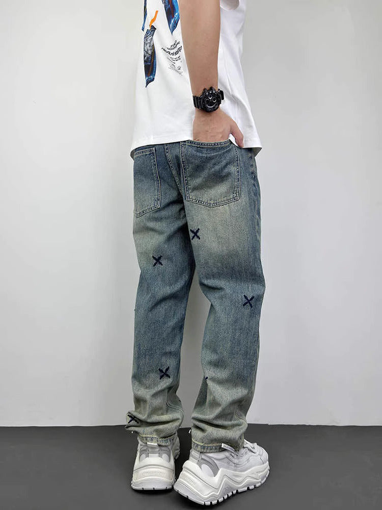 X-Stitch Casual Denim – Washed Blue-Grey (Budget Edition)