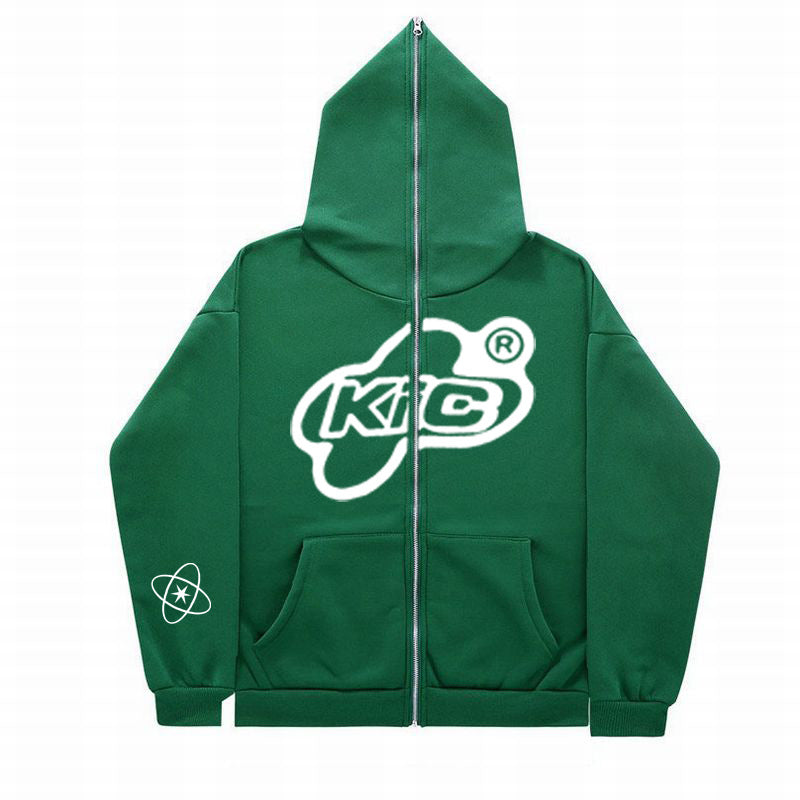KGB® Bubble Logo Zip-Up Hoodie