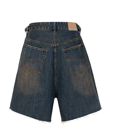 Essential Baggy Streetwear Jorts – Washed Brown