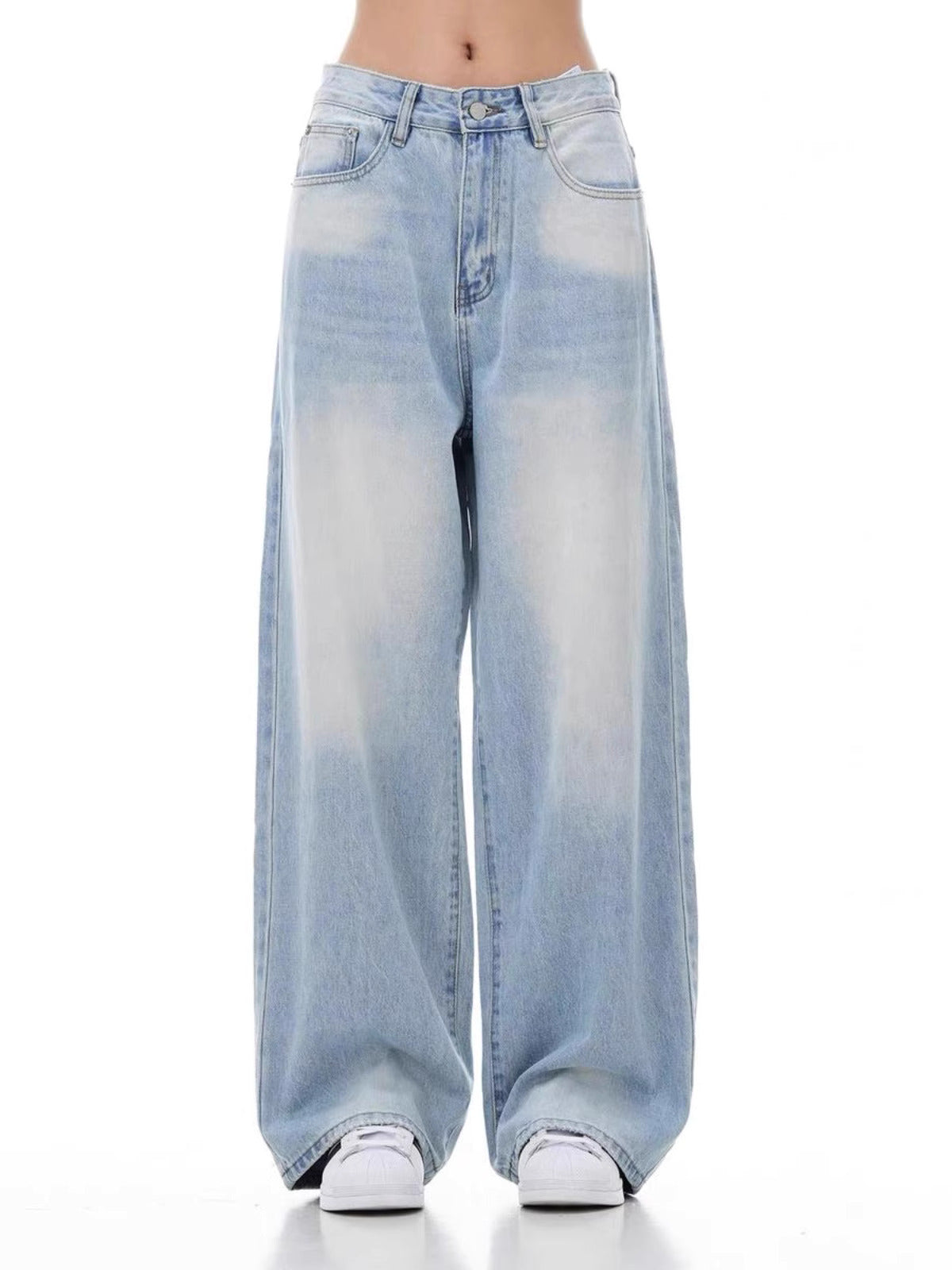 “Cloud Fade Wide-Leg Jeans – Budget Banger”