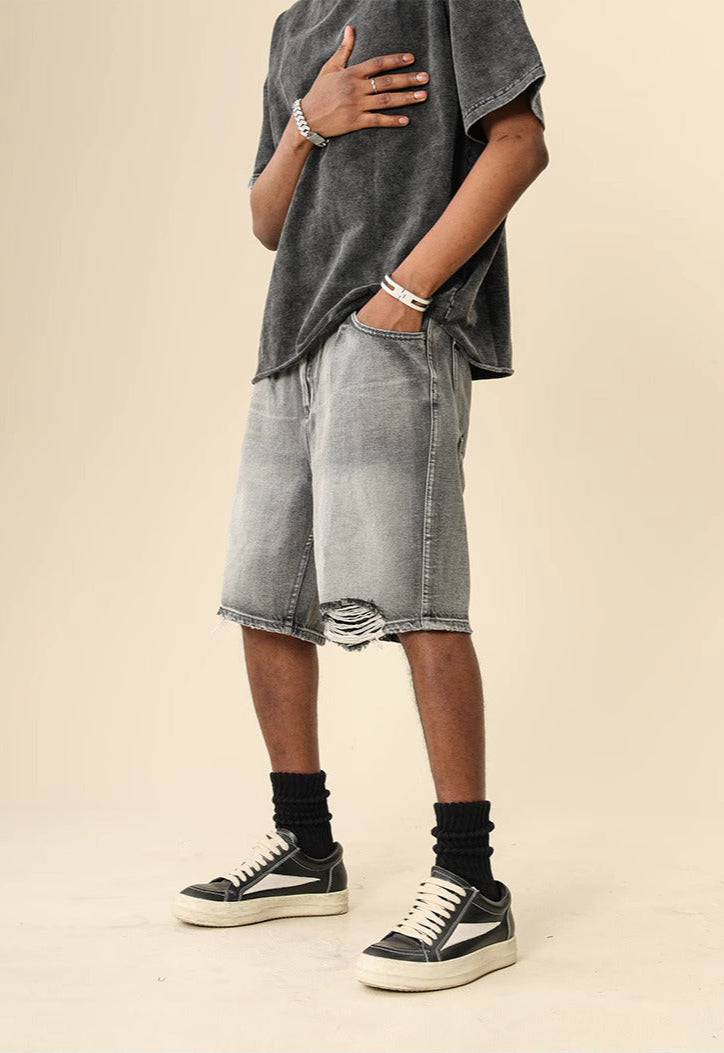 Baggy Grey Jorts – Classic Street Style Fit