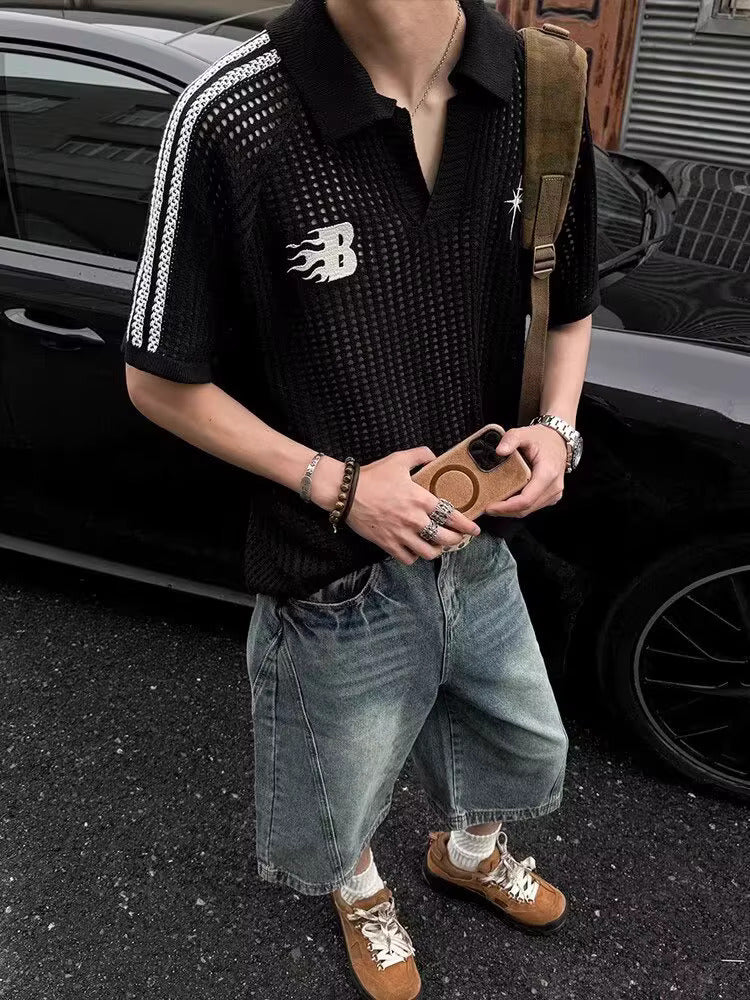 Baggy Streetwear Denim Jorts – Washed Blue