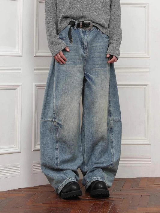 Oversized Statement Baggy Jeans – Extreme Wide Leg Denim