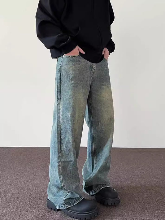 Urban Cut Budget Baggy Jeans – Loose Fit mit Raw-Edge Detail