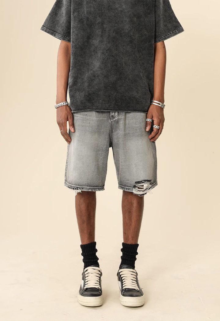 Baggy Grey Jorts – Classic Street Style Fit