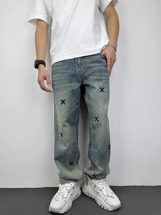 X-Stitch Casual Denim – Washed Blue-Grey (Budget Edition)