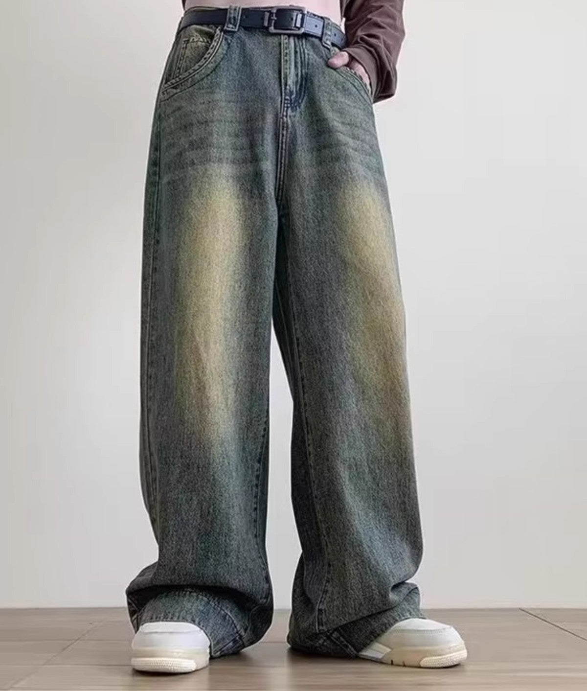 Vintage Wash Baggy Jeans – Affordable Street Staple