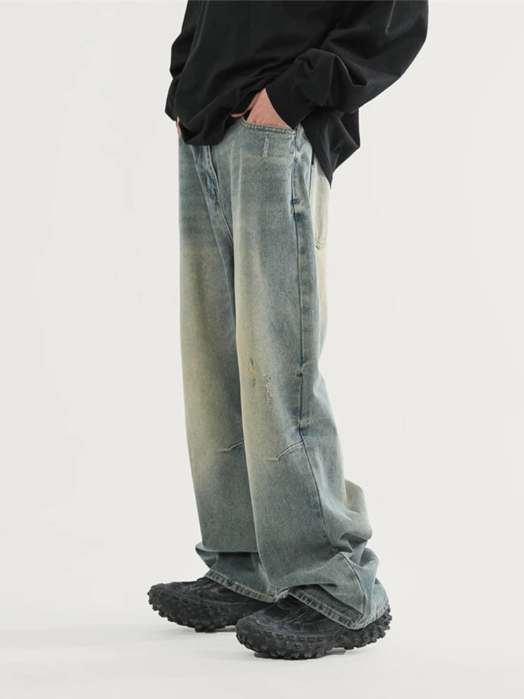 Urban Drift™ Baggy Jeans – Acid Wash Edition