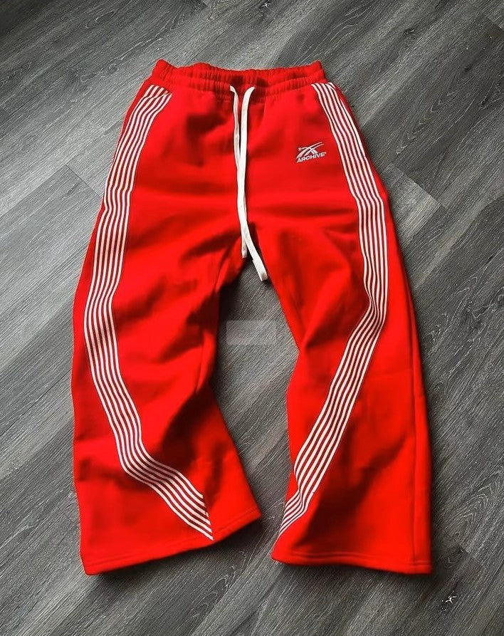 Heavy Ribbed Baggy Joggers