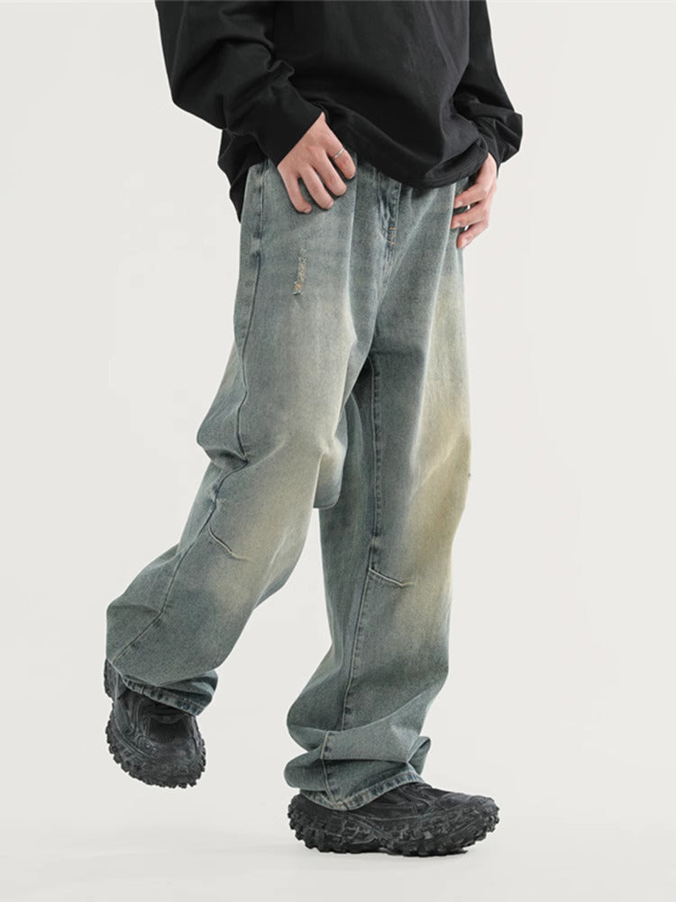 Urban Drift™ Baggy Jeans – Acid Wash Edition
