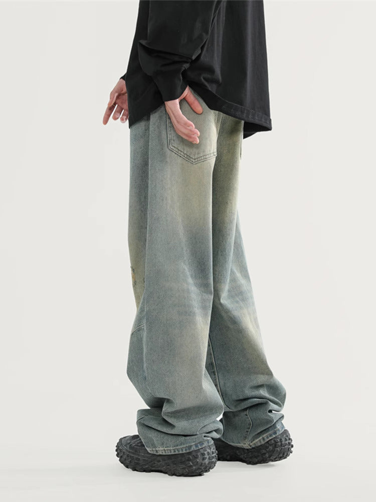 Urban Drift™ Baggy Jeans – Acid Wash Edition