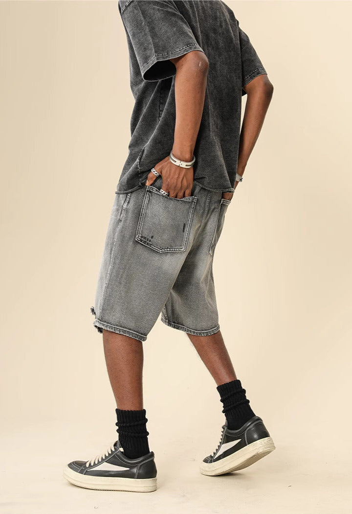 Baggy Grey Jorts – Classic Street Style Fit