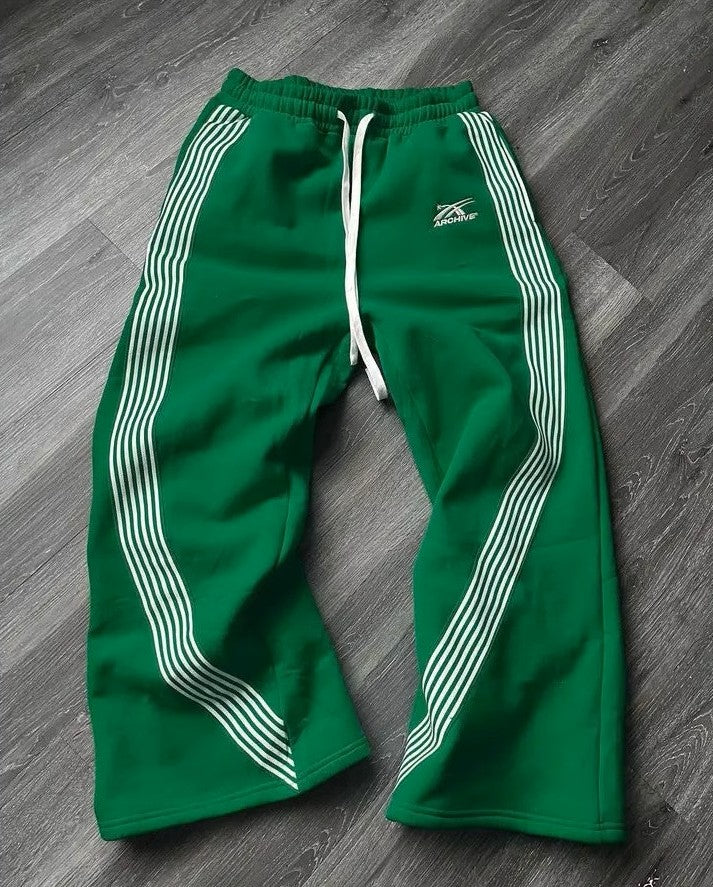 Heavy Ribbed Baggy Joggers