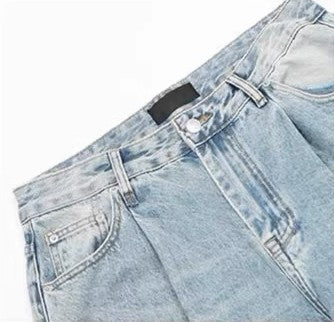 Baggy Washed Blue Jeans – Streetwear Essentials