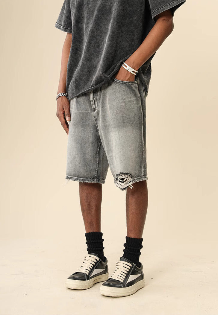Baggy Grey Jorts – Classic Street Style Fit