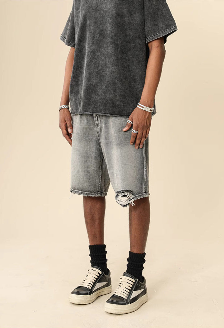Baggy Grey Jorts – Classic Street Style Fit