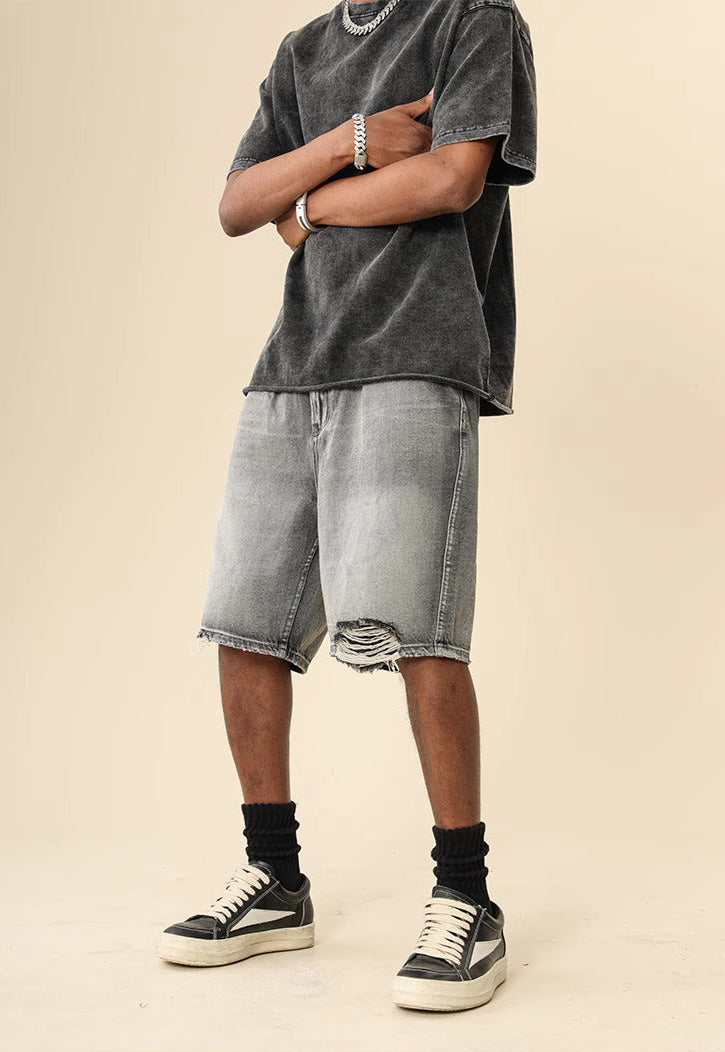 Baggy Grey Jorts – Classic Street Style Fit