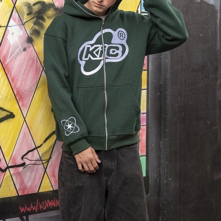 KGB® Bubble Logo Zip-Up Hoodie