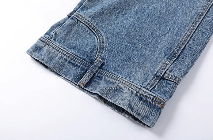 Dropped Pocked Baggy Jeans