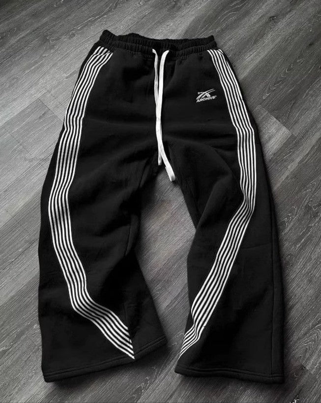 Heavy Ribbed Baggy Joggers