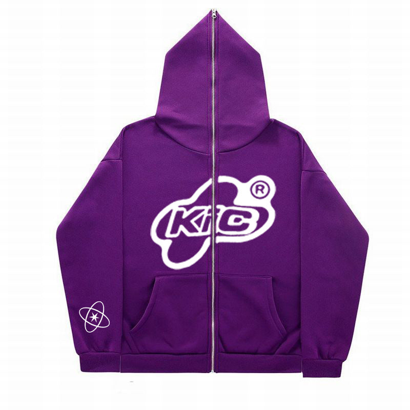 KGB® Bubble Logo Zip-Up Hoodie