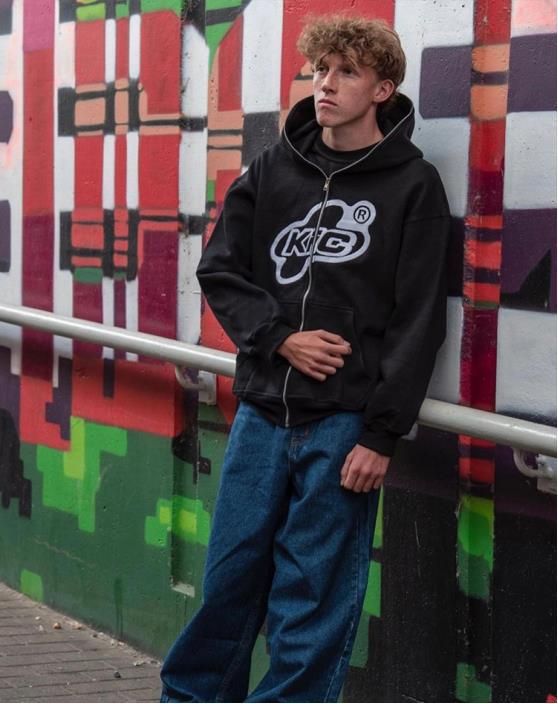 KGB® Bubble Logo Zip-Up Hoodie