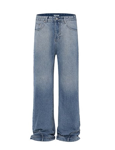 Dropped Pocked Baggy Jeans