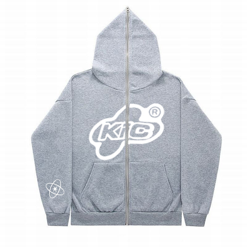 KGB® Bubble Logo Zip-Up Hoodie