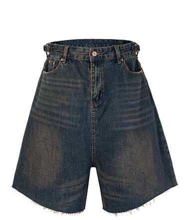 Essential Baggy Streetwear Jorts – Washed Brown