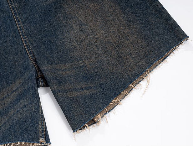 Essential Baggy Streetwear Jorts – Washed Brown