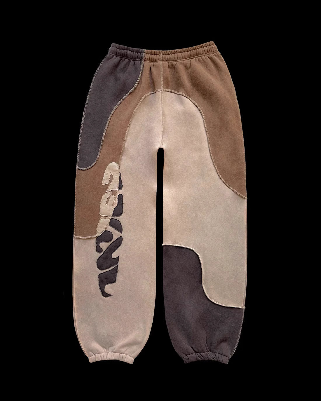 💧 “Sky Drip” Patchwork Tracksuit – Blue Fade