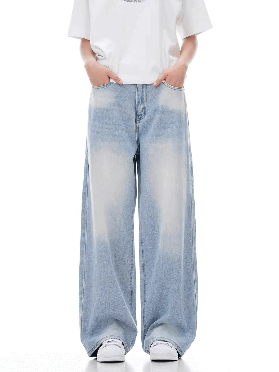 “Cloud Fade Wide-Leg Jeans – Budget Banger”