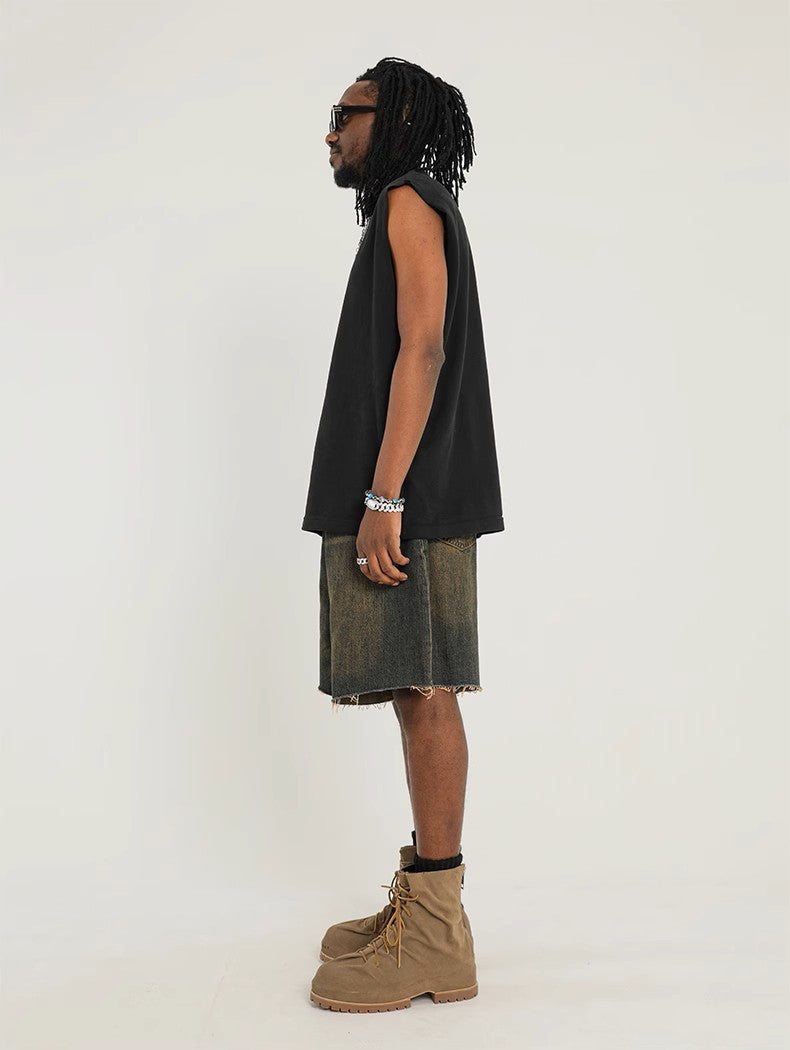 Essential Baggy Streetwear Jorts – Washed Brown