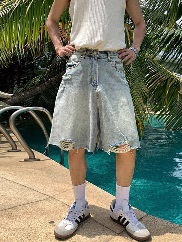 “Palm Bleach Ripped Jorts – Heatwave Edition”