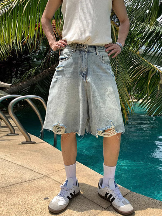 “Palm Bleach Ripped Jorts – Heatwave Edition”