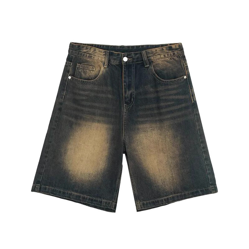 “Dusk Burnout Jorts – Washed & War-Ready”  Description:
