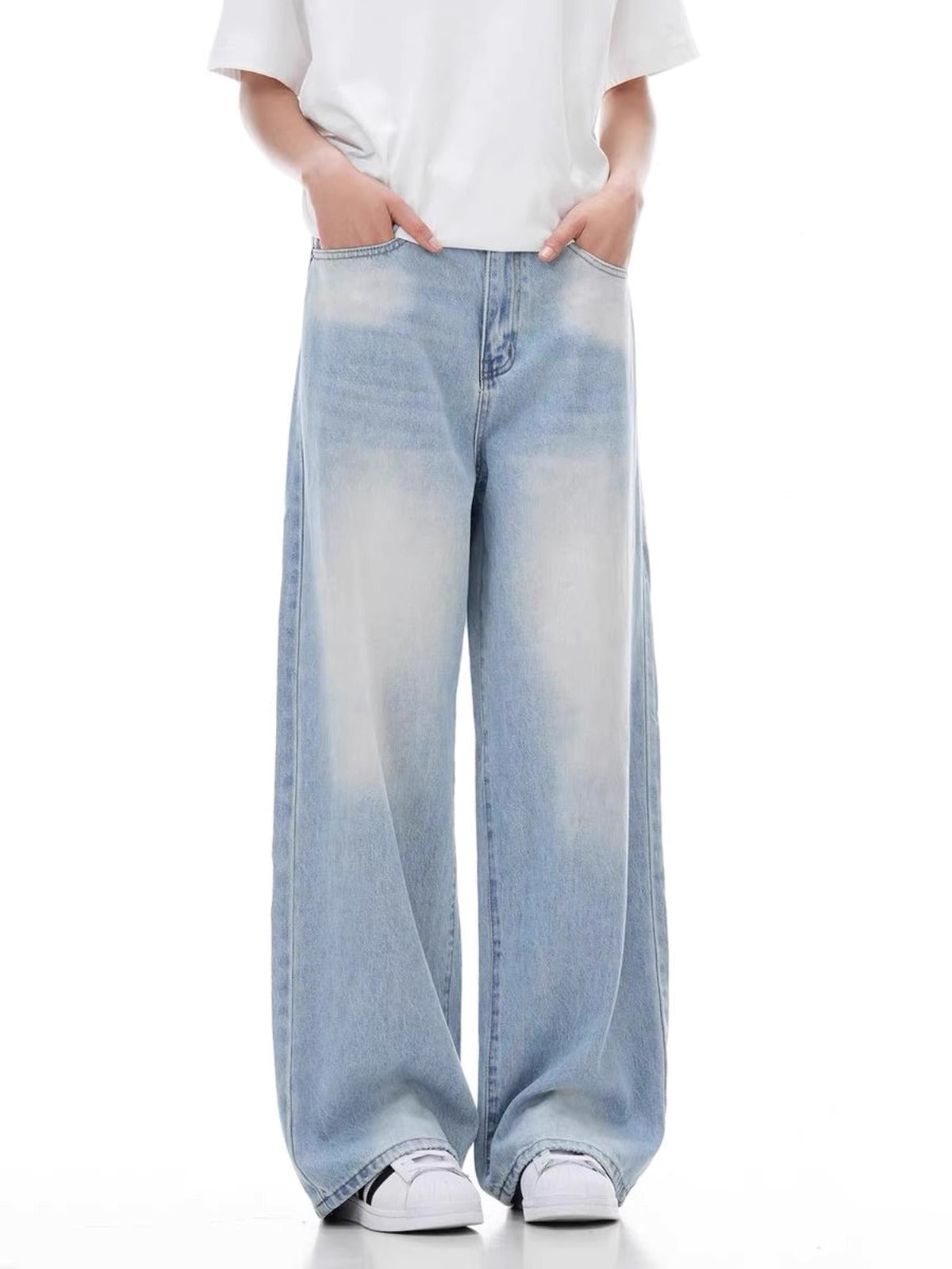 “Cloud Fade Wide-Leg Jeans – Budget Banger”