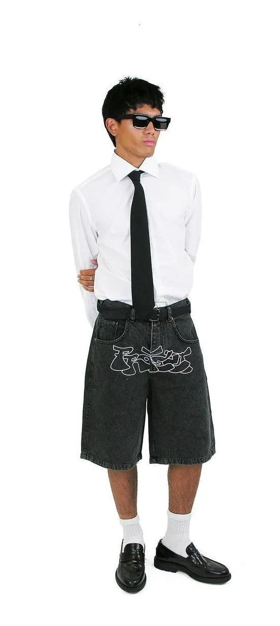 ''Project'' Oversized Skater Baggy jorts