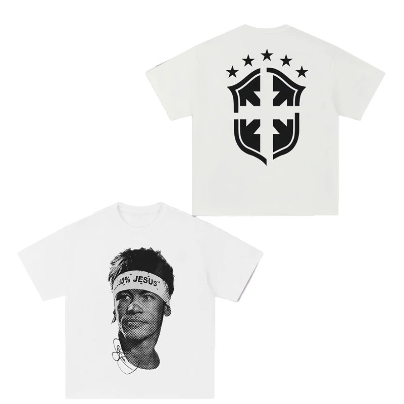 Neymar Jr. ‘Faith & Fire’ Tee – The Streets Meet the Savior