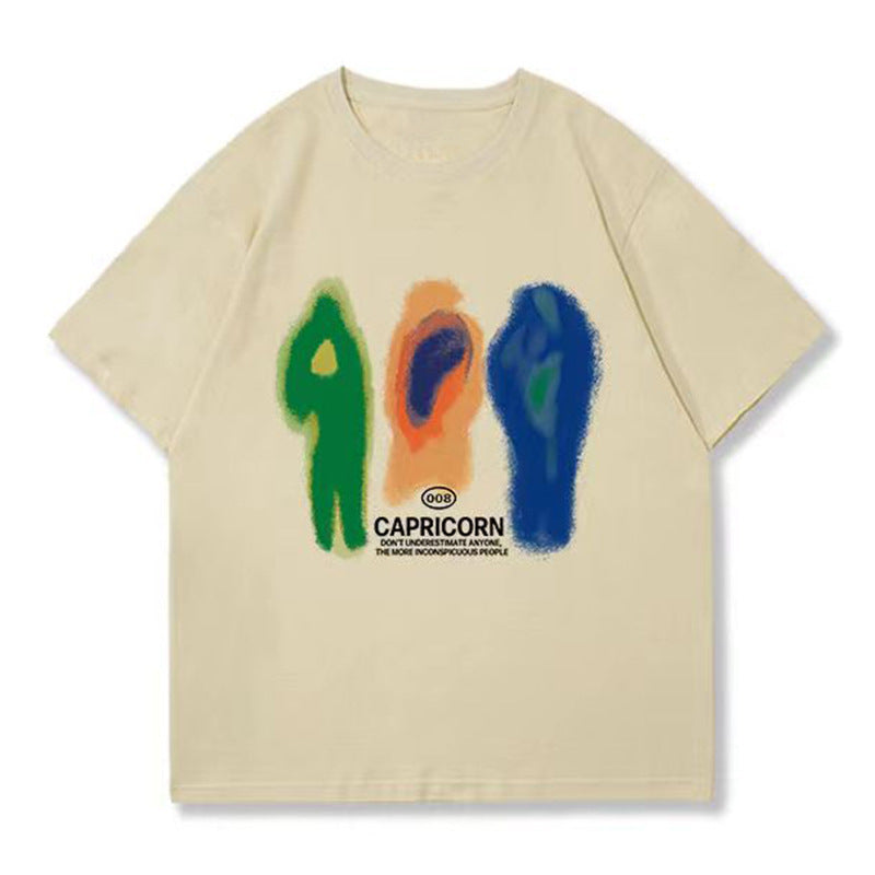 Capricorn Abstract Art Tee – Wearable Expression