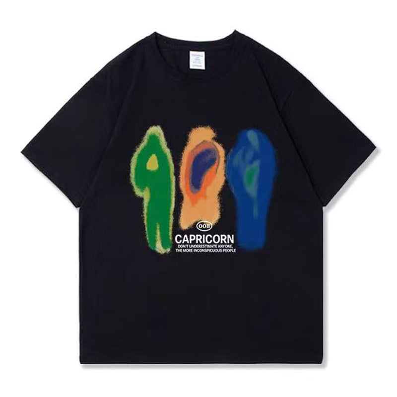 Capricorn Abstract Art Tee – Wearable Expression