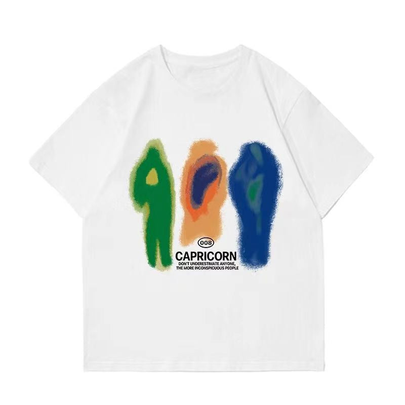 Capricorn Abstract Art Tee – Wearable Expression