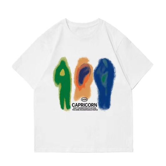 Capricorn Abstract Art Tee – Wearable Expression