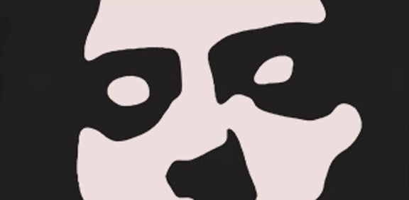 Abstract Face Oversized Tee