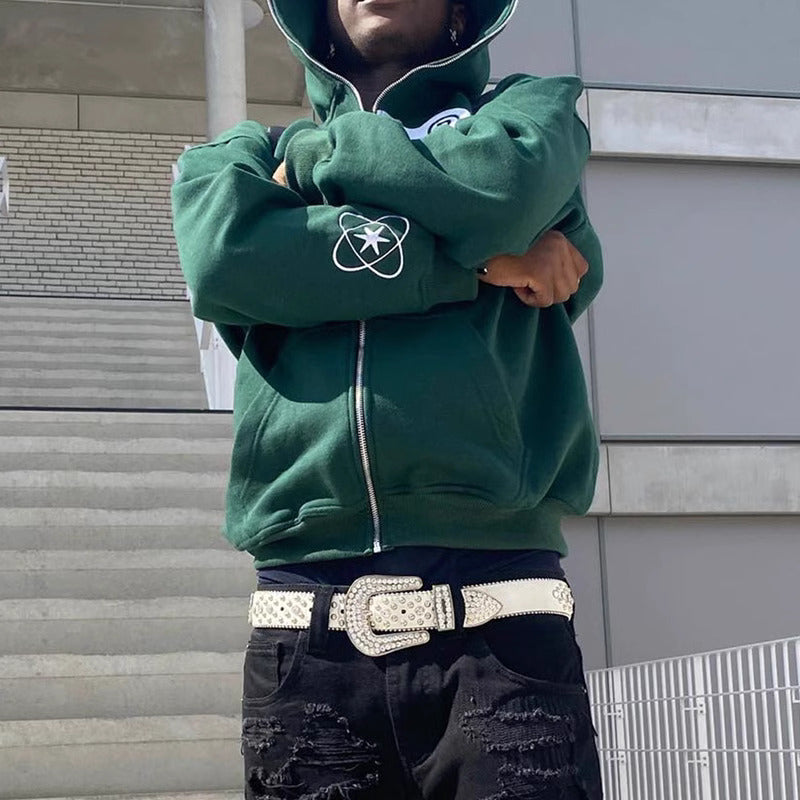 KGB® Bubble Logo Zip-Up Hoodie