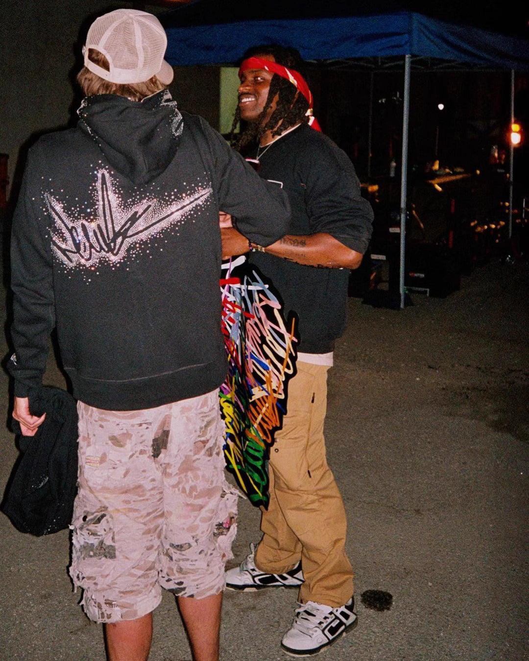 ✨🔒 "BLAST ZIP – Midnight Rhinestone"